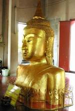 Golden Buddha at Pra Tong Temple, Phuket, Thailand